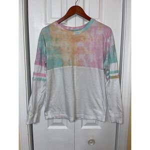 Basix of America Long Sleeve Tie Dye Shirt Medium